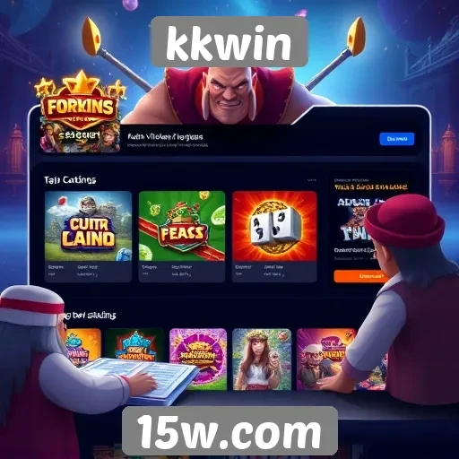 novos recursos interativos no site kkwin